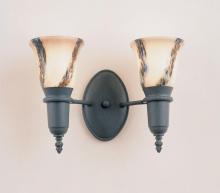 Hi-Lite MFG Co. H-2Y-2B-GN20 MARBLE - 2-LITE WALL BRACKET/BATH AND VANITY